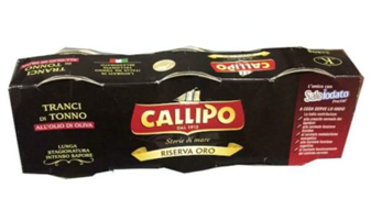 RISERVA ORO TONNO CALLIPO GR 80
